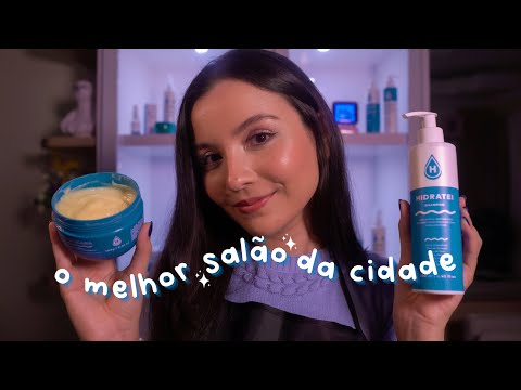 asmr | cuidando do seu cabelo no salão :) atenção pessoal (roleplay)