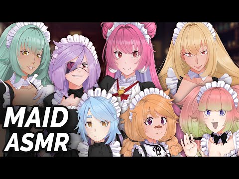 7 Maid’s Pamper You One By One [Binaural ASMR] [Vallure Collab] [F4A]