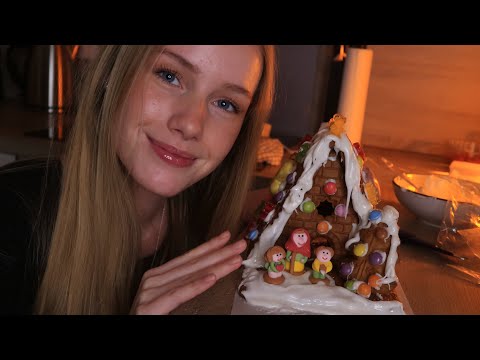 ASMR - Wir basteln uns ein Lebkuchenhaus 🏠🥰  |RelaxASMR