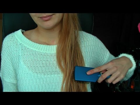 ASMR ♥ Hair Brushing (+brush sounds)