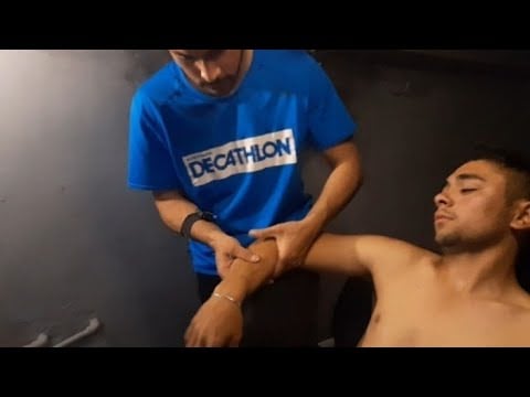 amazing body massage !  head massage, asmr massage, back massage