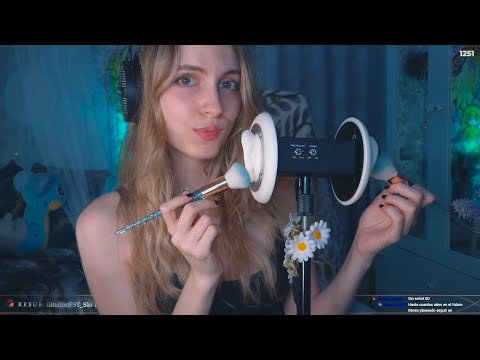 ASMR | Relaxing 2H Background ASMR (brochas, masajes, sonidos y susurros)