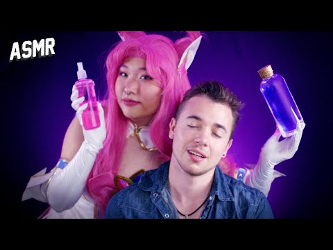 ASMR : SCEANCE COIFFEUR AVEC UNE COSPLAYEUSE ! no talking