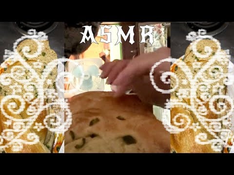 ASMR | NO TALKING | Fresh Bread Loaf Tapping + Scratching! 🍞