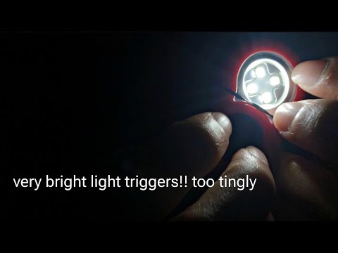 ASMR💡🔦 up close and bright light triggers🔦💡