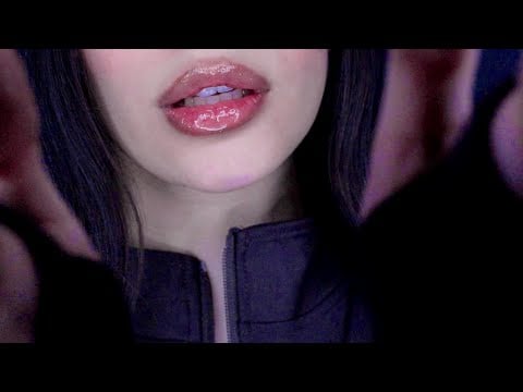 ASMR Deep Hypnosis, Gentle Mouth Sounds, Hands movement, Fire Crackle Sounds