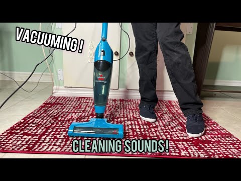 ASMR Vacuuming( Vacuum Cleaner Sound) Cleaning Sounds - No Talking - Cleaning a Dirty carpet.