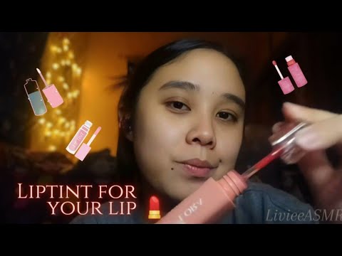 ASMR Giving you a little bit of Liptint to give your lip more color 💄 #asmr #asmrroleplay