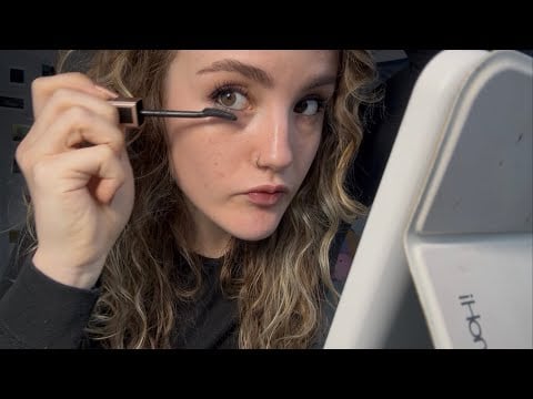 the world is F-ed & we should YELL about it (asmr i do ur makeup for the No Kings Protest grwm)