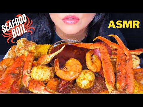 ASMR SEAFOOD BOIL MUKBANG (EATING SOUNDS)