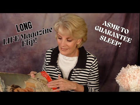 LONG, SOFT-SPOKEN MAGAZINE FLIP! SLEEP GUARANTEED! #asmr