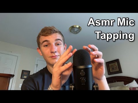 Asmr mic tapping rubbing and scratching