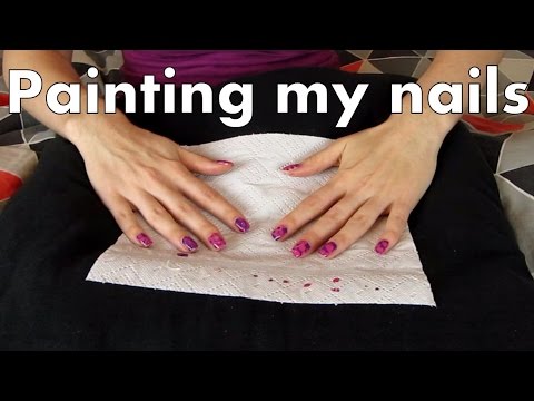 #121 *ASMR* Doing some nail-art *soft spoken*