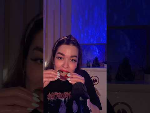 ASMR ای اس ام آر موکبانگ پاستیل یخی/چیپسی😋 #ای_اس_ام_آر