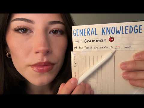 asmr general knowledge questions (but I try to trick you)