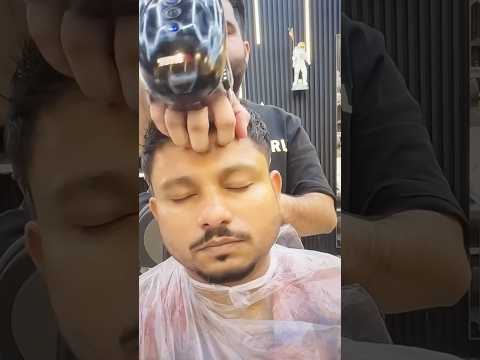 ⚠️ Warning: This ASMR Head Massage Will Put You in a Trance! 😴🇦🇪 #shorts #asmr #massage #barber