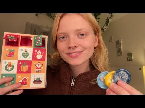 ASMR ~ OPENING A WAX SEAL STICKER ADVENT CALENDAR 🎄🎁🕯️