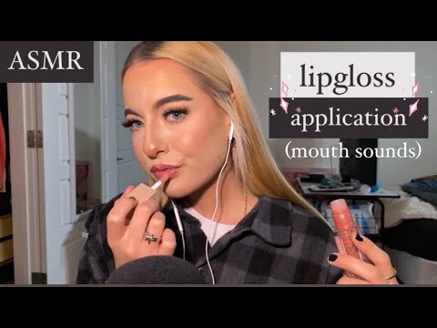 ASMR | lip gloss application