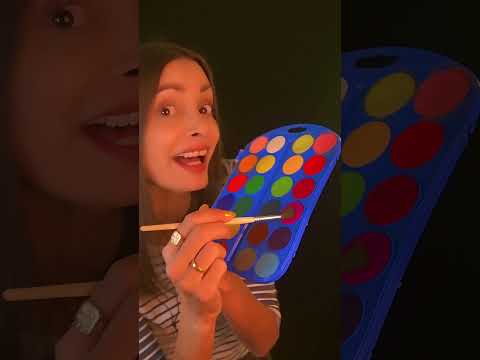 TE PINTO TU CARITA 🎨✨ (ASMR rápido y relajante) | ASMR en ESPAÑOL #short #shorts #shortvideo #asmr