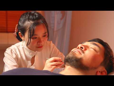 👂(ASMR) Brain-Tingling FOAMY Ear Cleaning & Massage for Insomnia | Soft-spoken | Mimitakumi