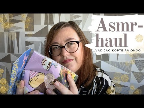 ASMR på svenska: Jag testade en ny affär här - och köpte asmr-grejer 😅