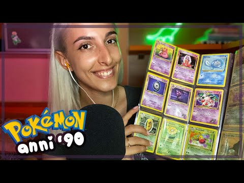 RILASSATI CON QUESTA COLLEZIONE DI CARTE POKÉMON ANNI 90 | ASMR ITA