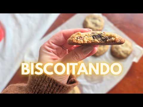 ASMR 🍪 Cookies de Chocolate (isso com um café... 🤌🏻)