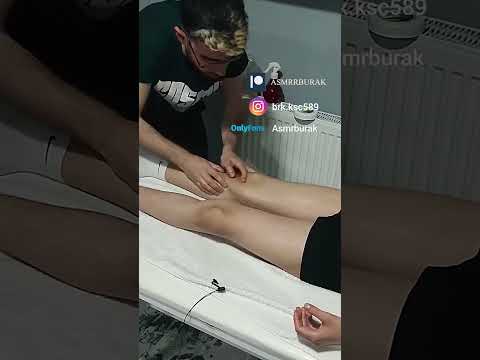POST-SPORTS MASSAGE THERAPY FOR FORE LEGS #satisfying #relaxing #asmr #shorts #massage