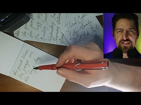 ASMR Handwriting Practice ✍️ Ear-to-Ear Whispering