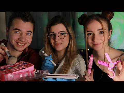 ASMR | Ça ne va pas bien ? 🥹 On est là pour toi ! Checkup, coiffure, makeup... la totale 😴