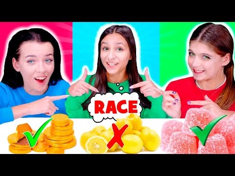 ASMR Best Short Challenges VS Red and Blue Candy | Compilation