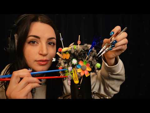 ASMR Pulling Pointy Stuff Out of Your Fluffy Ears | Removing Stuck Objects