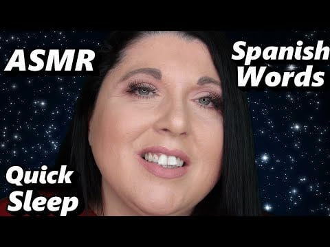 ASMR Spanish Soothing Words, Ear to Ear Whispers for a Quick Relaxing Sleep