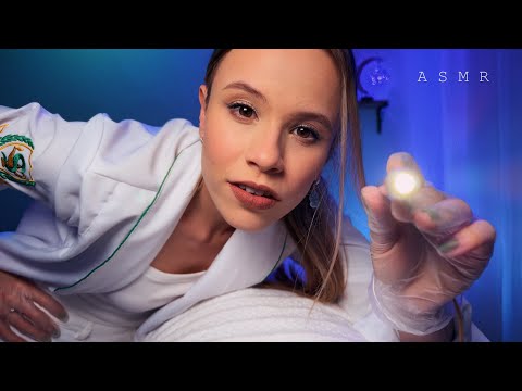 ASMR EXAME FÍSICO Deitado: Dra. TRATA sua ANSIEDADE ‍❤️‍🩹