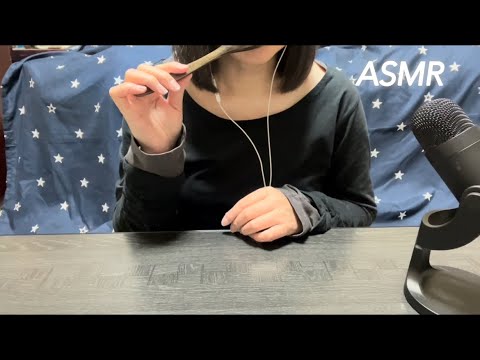 【ASMR】優しくはむはむ、木のスプーンで奏でる優しいmouth sounds💋 Gentle mouth sounds played with a wooden spoon ☺️✨️
