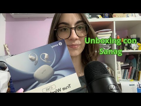Unboxing Cuffie Sanag (collab) 🎧📦 | ASMR ITA