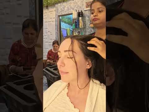 Necesitas hacerte este masaje 😴 #salon #hair #relax #masaje