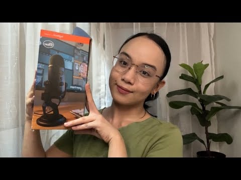 My first ASMR video with my new mic 💚