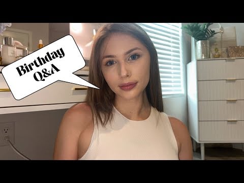 ASMR Birthday Q&A 🎂🌸🤍 