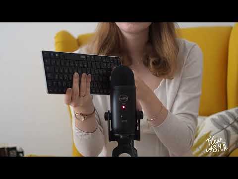 ASMR Tapping & Scratching Keyboard (no talking)