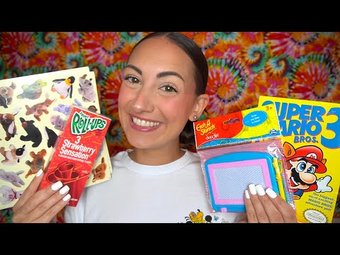 ASMR SUPER Nostalgic After School Vibes ❤️💛💙💚 (bubbles, chalk, playdough & more)