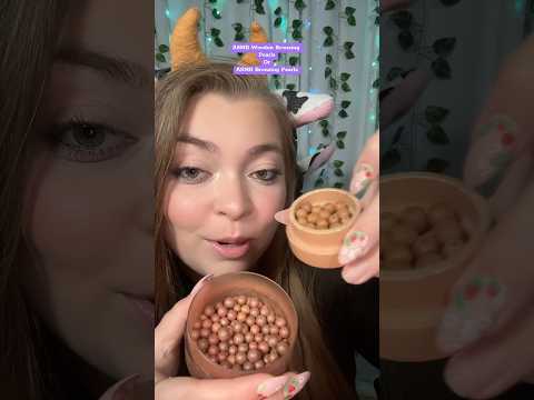 ASMR Bronzing Pearls #asmr #asmrmakeup #shorts