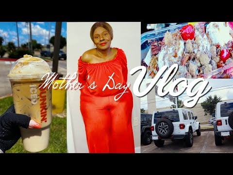 Celebrating Mother's Day With Nadine | Looking For New Car | Trying Andy's Pecan Sundae | Vlog