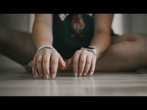 ASMR fast floor tapping & scratching (no talking)