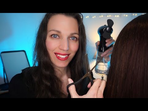 ASMR Ta coiffeuse te relaxe 🚿✂️😴 Détente garantie