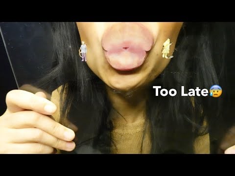 POV Tiny: Caught Behind Giantess Glass