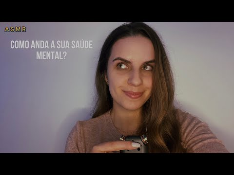 ASMR CONVERSANDO COM VOCÊ | um bate papo sobre saúde mental 🤍