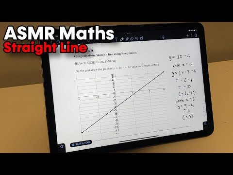 ASMR | Solving Straight Line Problems ✏️