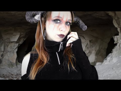 ✮ Sassy Dragon Girl Captures and Interrogates You ✮ ASMR (Soft Spoken, Tapping, Fire Sounds)