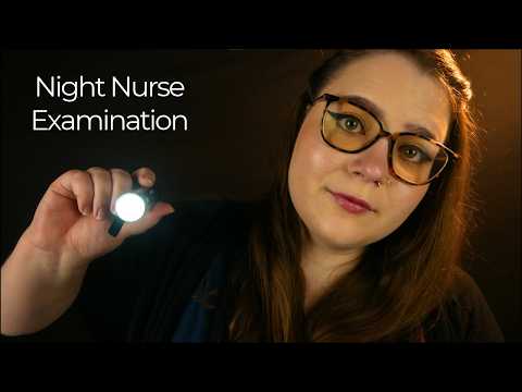 Hospital Night Nurse Examination (Gloves, Stethoscope, Palpation) 🩺 ASMR Medical Roleplay